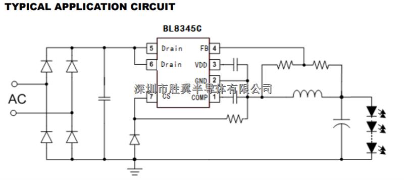 贝岭推出：BL8345C LED驱动/非隔离LED驱动/非隔离高PF LED驱动-BL8345C尽在买卖IC网